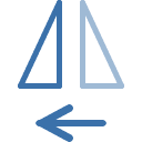 Editor de secciones - Funciones barra inferior - Sección espejo, icono