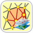 Vista 2D - Zona superior - Editar modelos ITN, icono ocultar vertices misma capa