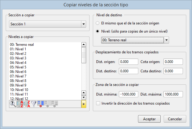 Trazado - Editor secciones - Copiar niveles, dialog (2015.04)
