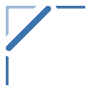 Dibujo - Lineas - Chaflán, icono