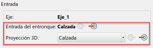 Trazado - Entronques, definición de un entronque, dialog, extremo tramo