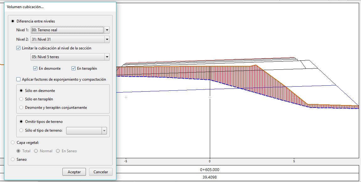 Cubicaciones - Entre dos modelos limitado sección, total