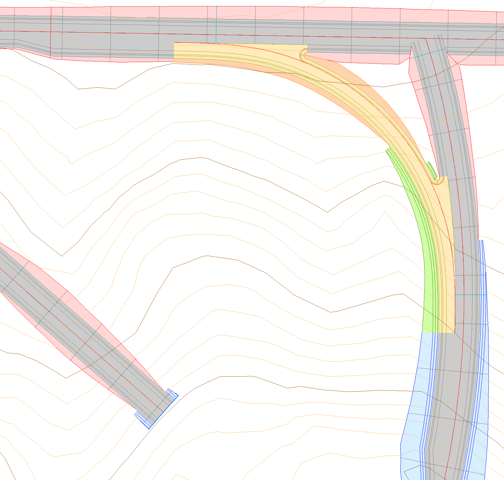 Trazado - Entronques - Caso práctico – Ramal - Croquis de la nariz