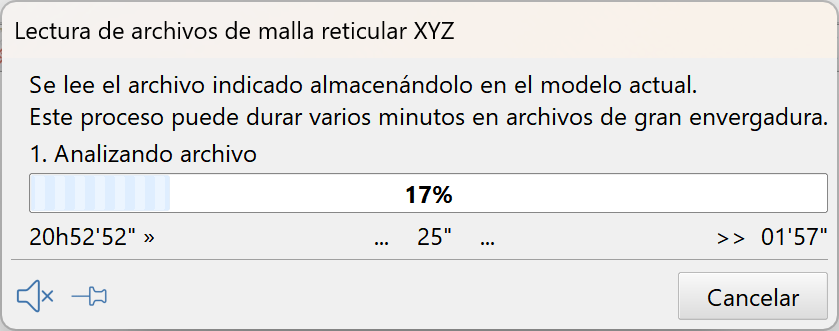 Editor de modelos - Tipo modelo malla xyz, seguimiento