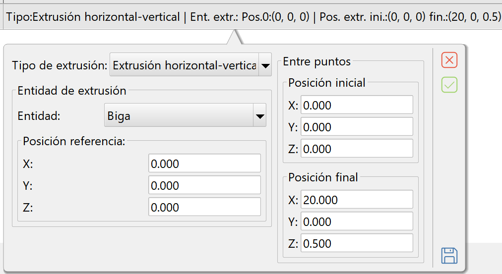 Obras de fábrica - Personalizados 2D - Datos generales, dialog