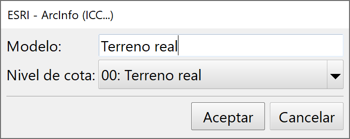 Editor de modelos - Tipo modelo malla esri - arcinfo, creación