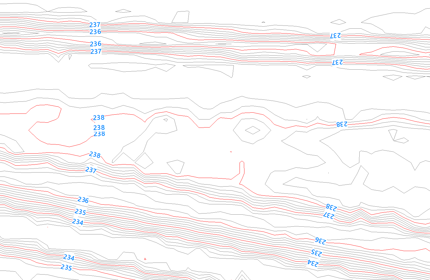Vista 2D - Numeración de curvado en modelos de malla, resultado