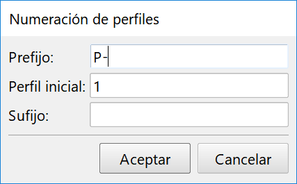 Perfiles - Edición de contenido transversal - Número del perfil