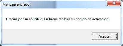 CARTOMAP Express - Activación, email correcto