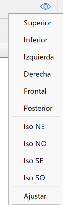 Obras de fábrica - Editor - Visor, menú 3D