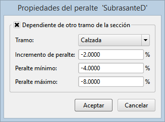 Trazado - Editor secciones - Peralte fijo, dialog (2015.04)