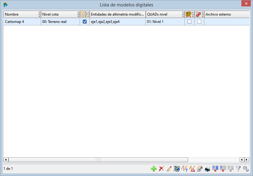 Superficies - Lista de modelos Superficies - Lista de modelos