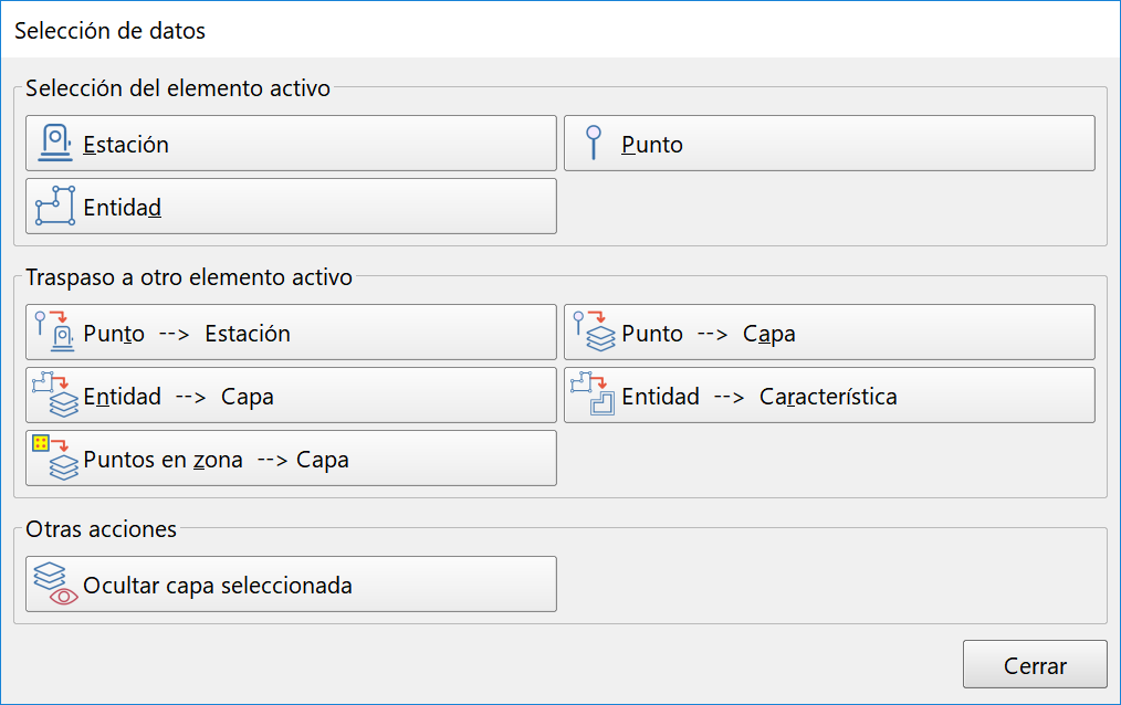 CAD - Selección gráfica - Dialog