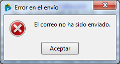 CARTOMAP Express - Desinstalación, email fallido