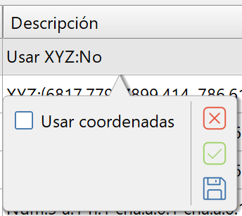 Obras de fábrica - Editor - Grupos de datos, editor sencillo