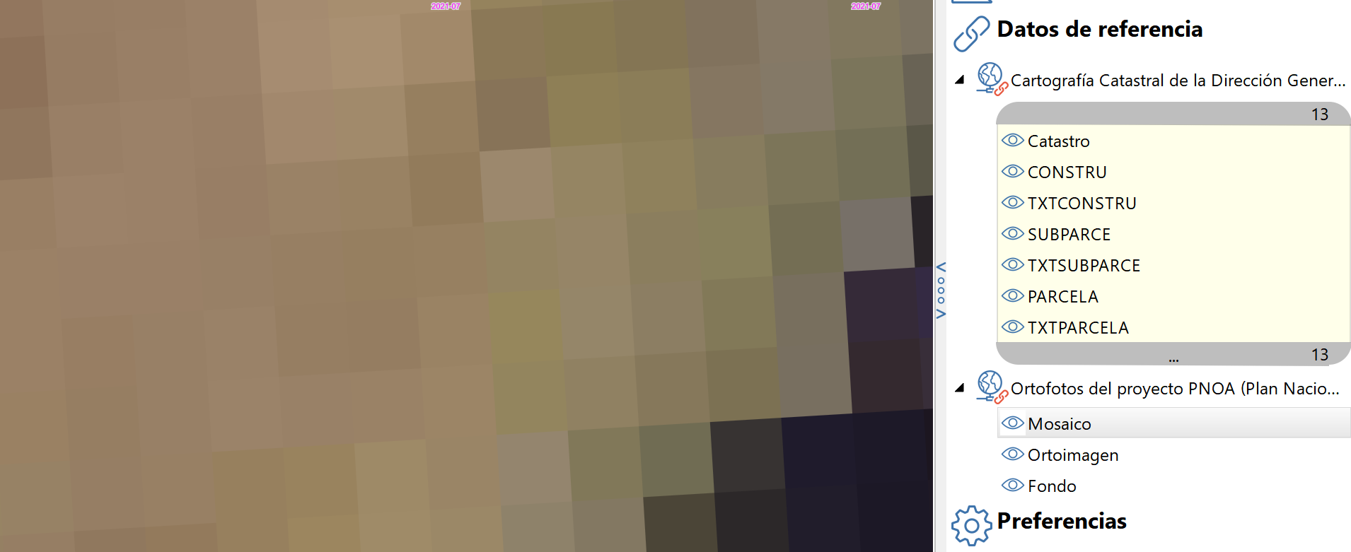 WMS - Vista 2D, PNOA