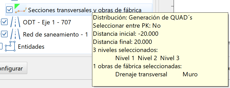 LandXML - Secciones y OF - Tooltip