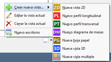 Vista - Diagrama de Masas - Acceso desde barra vistas