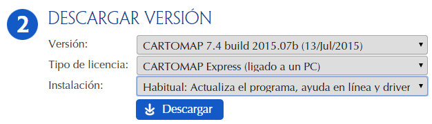 CARTOMAP Express - Descarga, web de soporte, descargar versión