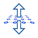 Editor de modelos - Modelos de utilidad, modelo desplazado en cota, icono