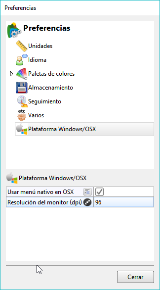 Edición - Preferencias - Plataforma - Opciones Edición - Preferencias - Plataforma - Opciones