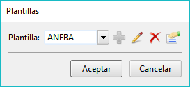 Listados - Plantillas - Dialog selección Listados - Plantillas - Dialog selección