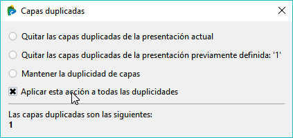 Vista 2D - Nube de puntos - Mensaje duplicidad de capas Vista 2D - Nube de puntos - Mensaje duplicidad de capas