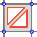 Editor de modelos - Generar puntos y modelo de triángulos desde malla, icono