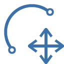Dibujo - Arcos - Mover, icono
