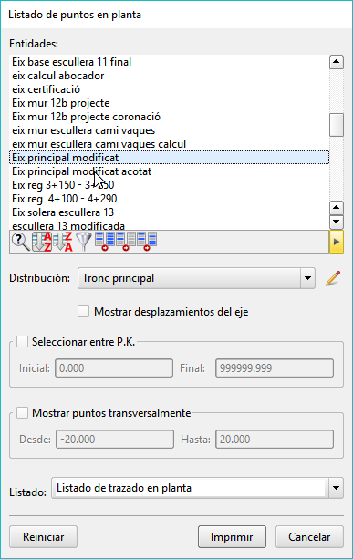 Listados - Planta - Dialog Listados - Planta - Dialog